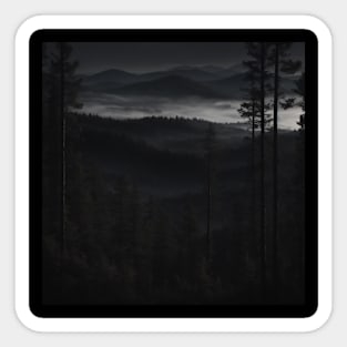 Black Forest View #4 Sticker